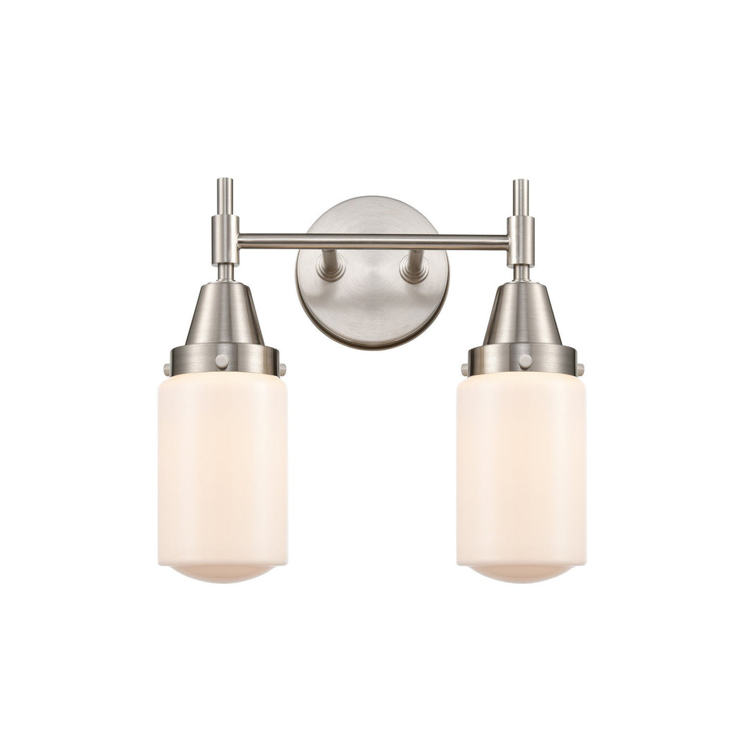 Innovations Caden 447-2W-SN-G311 Bath Vanity Light 14 in. wide - Satin Nickel