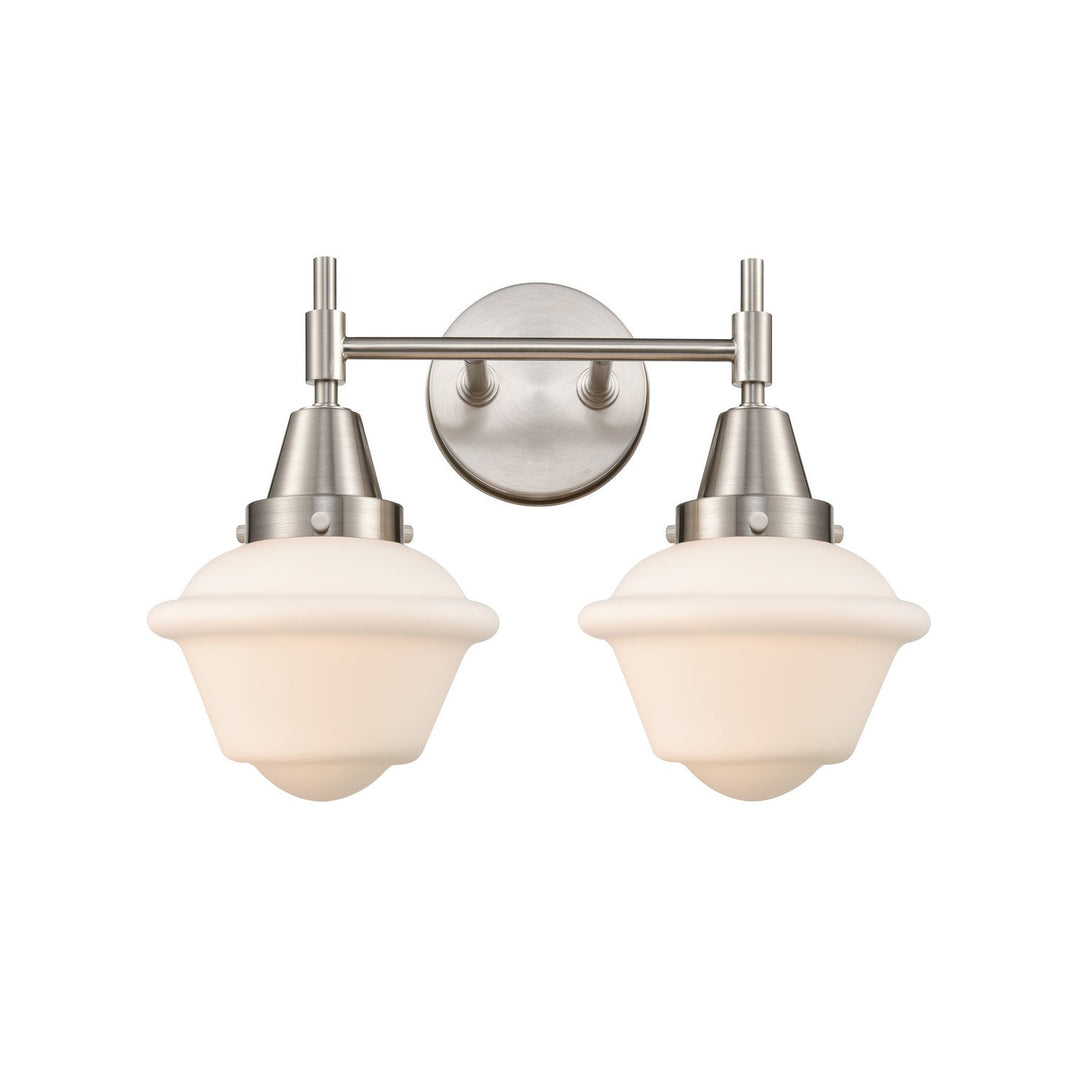 Innovations Caden 447-2W-SN-G531 Bath Vanity Light 17 in. wide - Satin Nickel