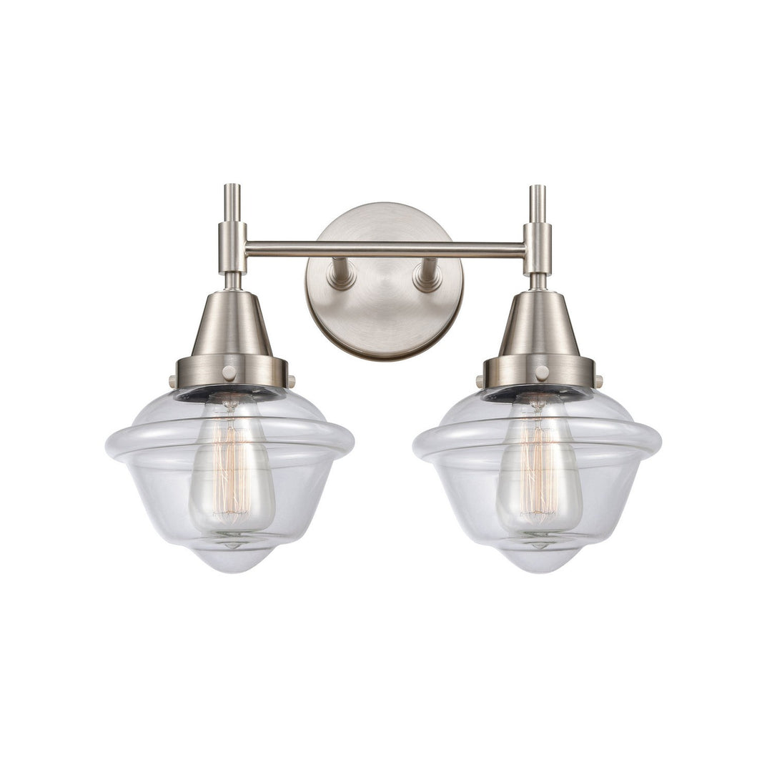 Innovations Caden 447-2W-SN-G532 Bath Vanity Light 17 in. wide - Satin Nickel