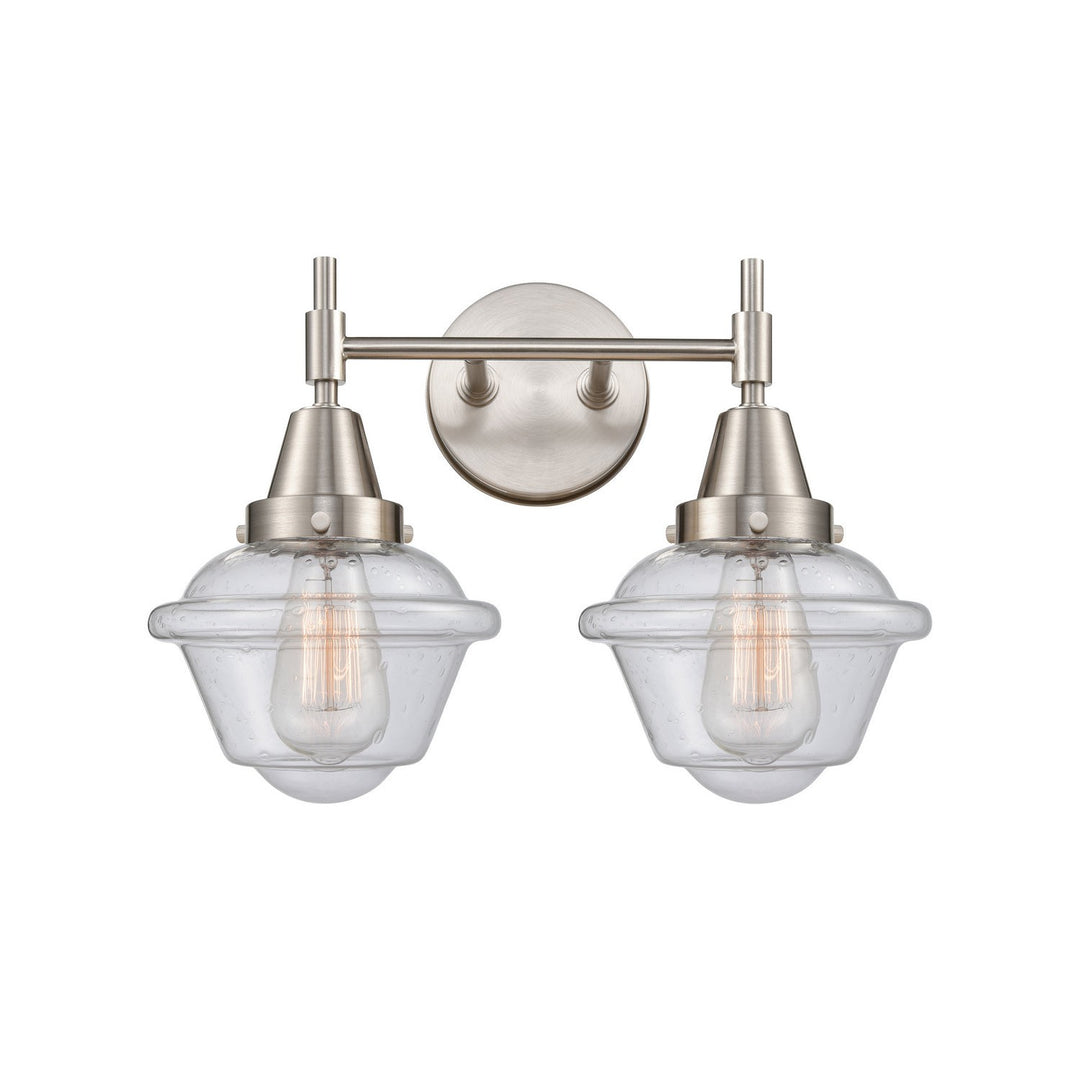 Innovations Caden 447-2W-SN-G534 Bath Vanity Light 17 in. wide - Satin Nickel