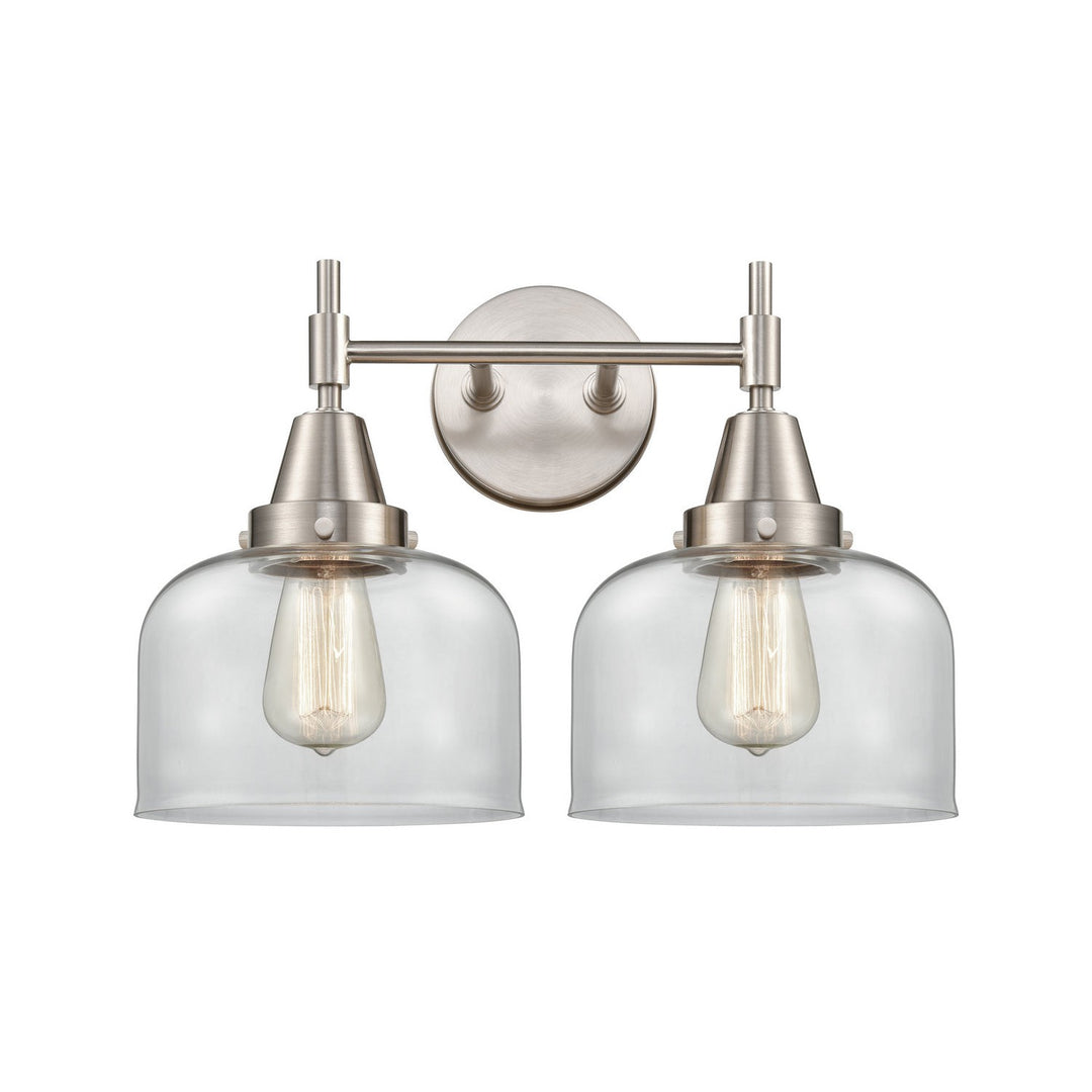 Innovations Caden 447-2W-SN-G72 Bath Vanity Light 17 in. wide - Satin Nickel