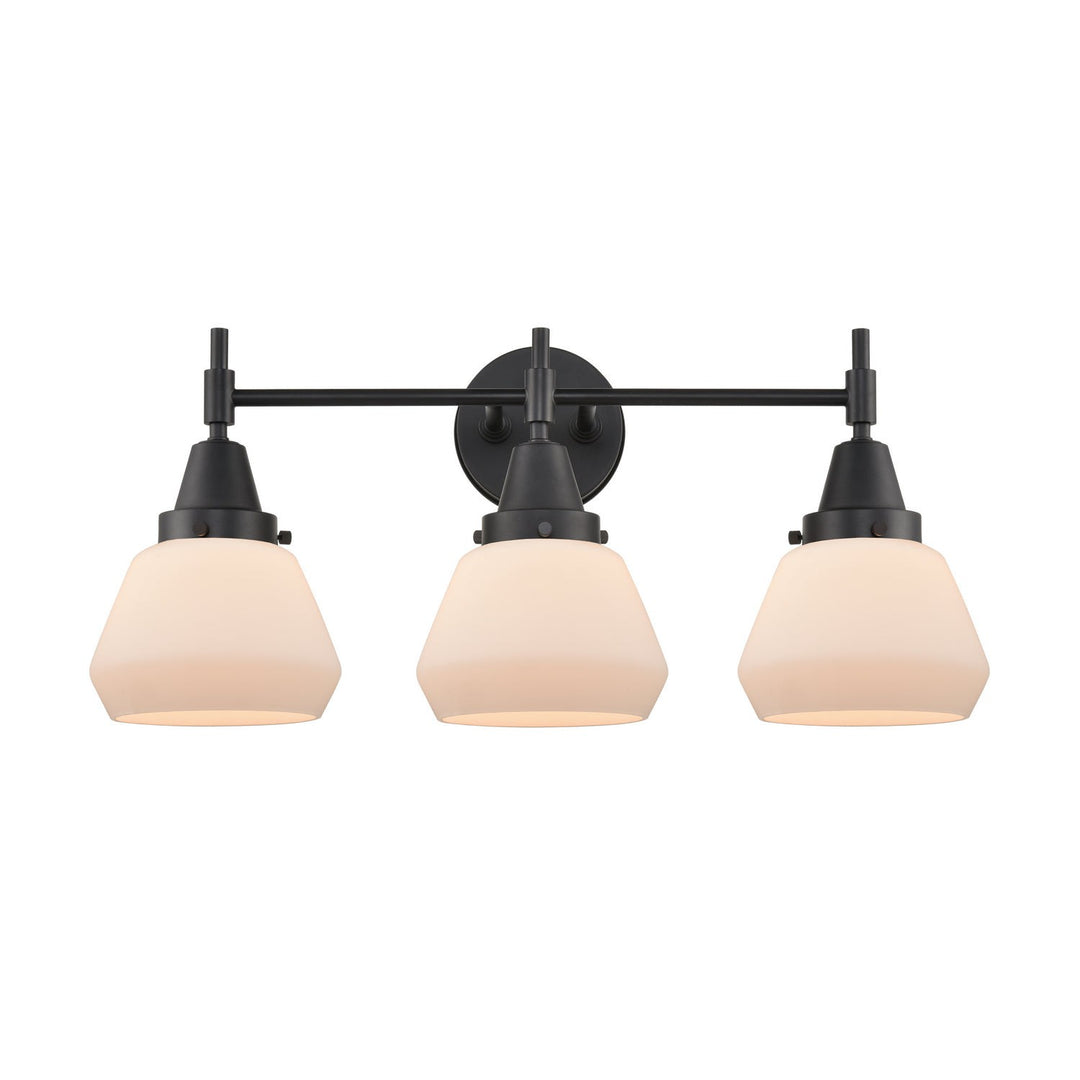 Innovations Caden 447-3W-BK-G171-LED Bath Vanity Light 25 in. wide - Matte Black