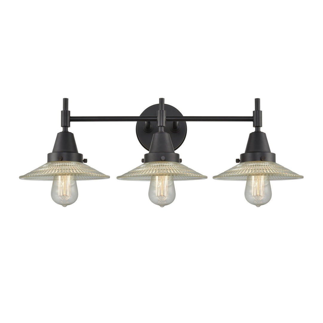 Innovations Caden 447-3W-BK-G2-LED Bath Vanity Light 27 in. wide - Matte Black