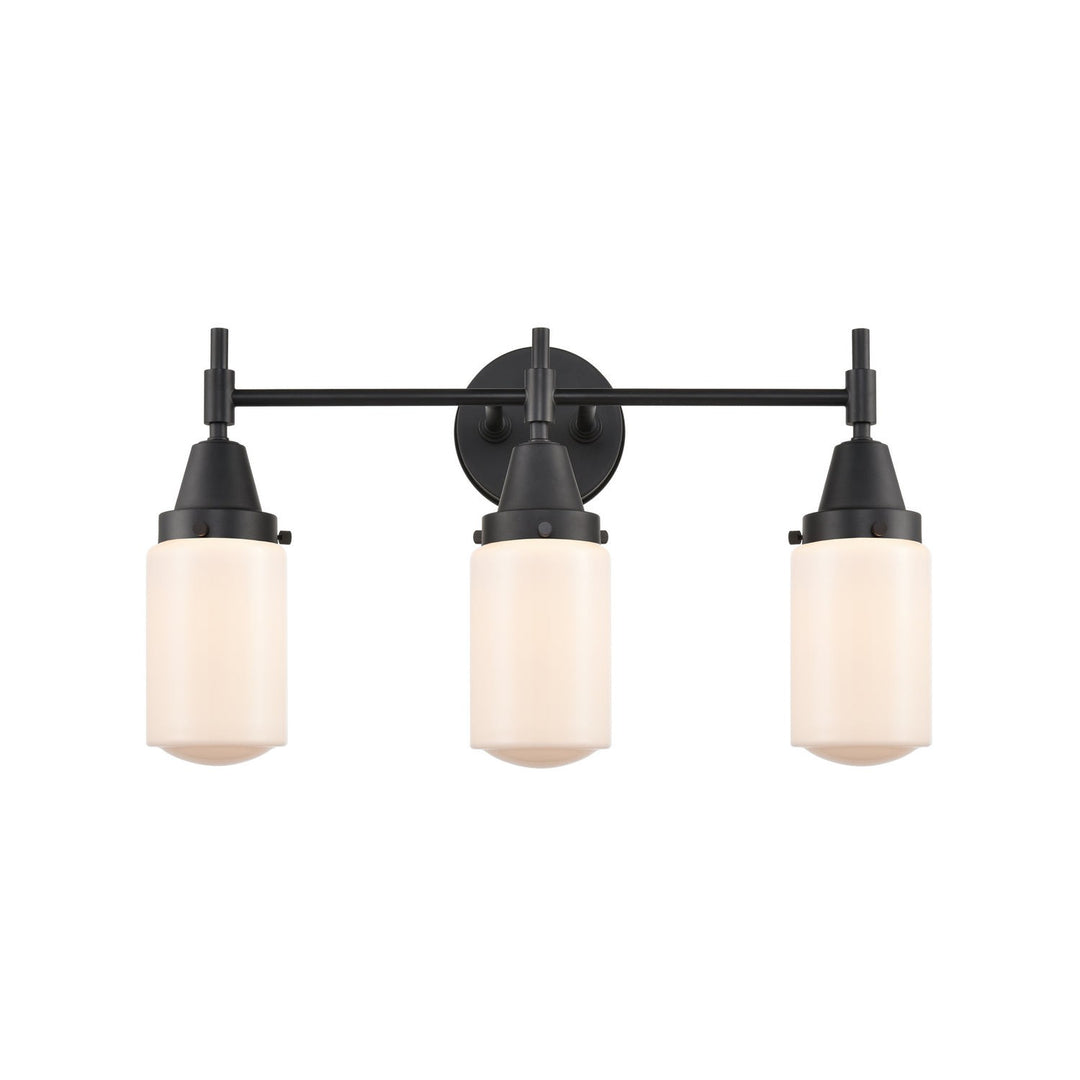 Innovations Caden 447-3W-BK-G311-LED Bath Vanity Light 23 in. wide - Matte Black