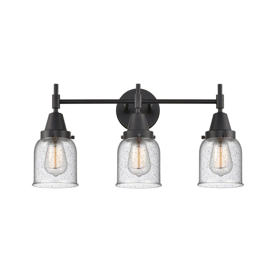 Innovations Caden 447-3W-BK-G54-LED Bath Vanity Light 23 in. wide - Matte Black