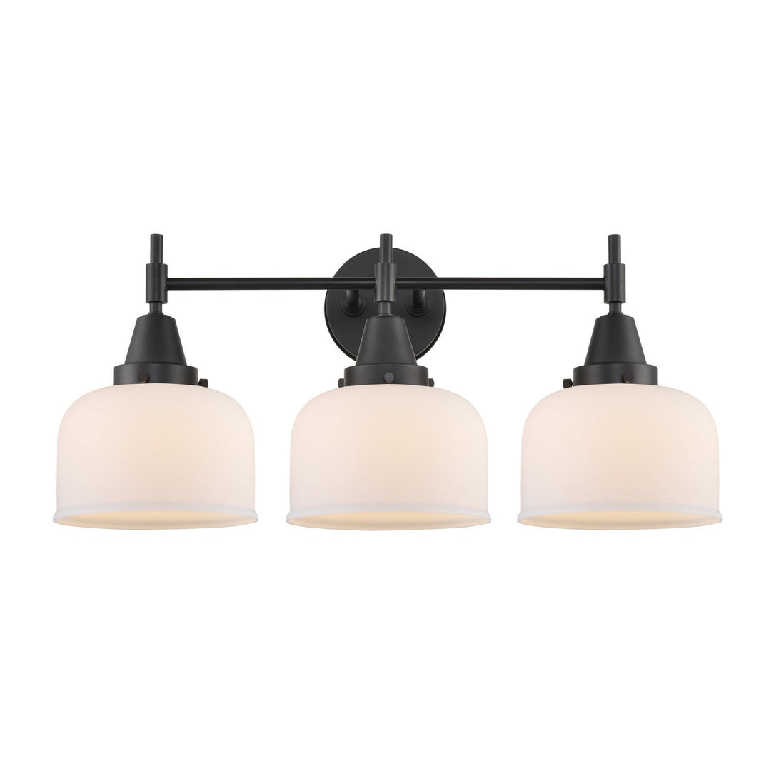 Innovations Caden 447-3W-BK-G71-LED Bath Vanity Light 26 in. wide - Matte Black