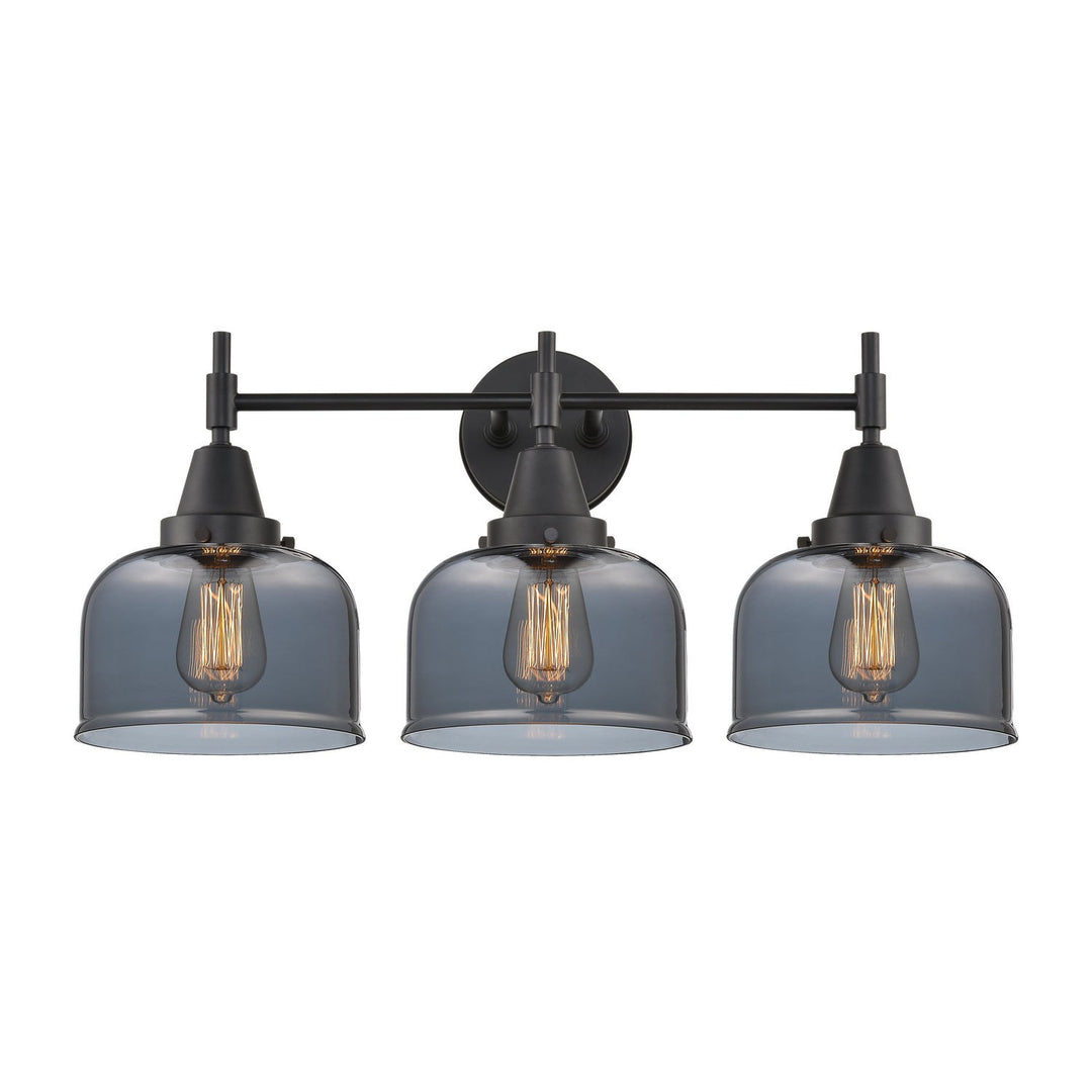 Innovations Caden 447-3W-BK-G73 Bath Vanity Light 26 in. wide - Matte Black