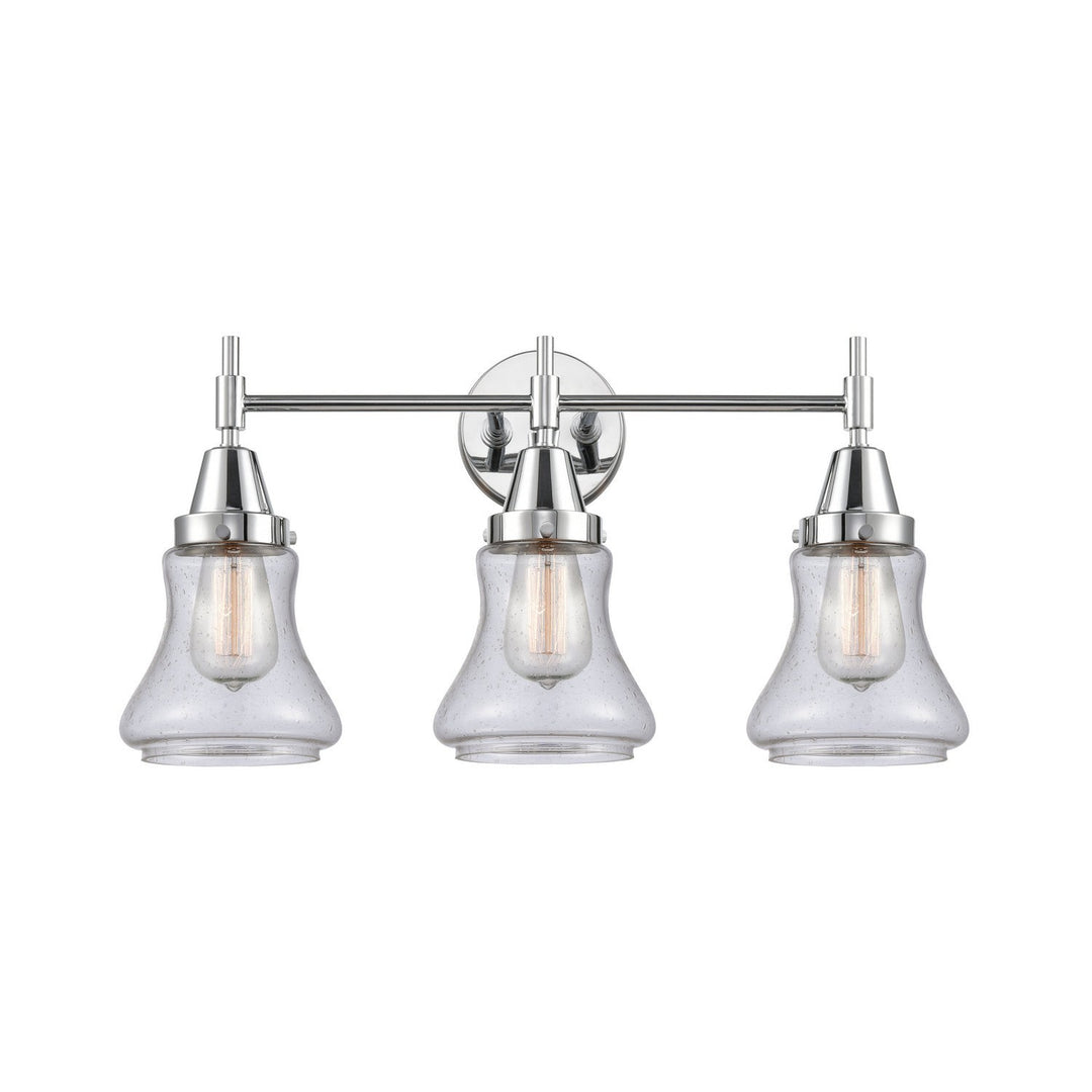 Innovations Caden 447-3W-PC-G194 Bath Vanity Light 24 in. wide - Polished Chrome