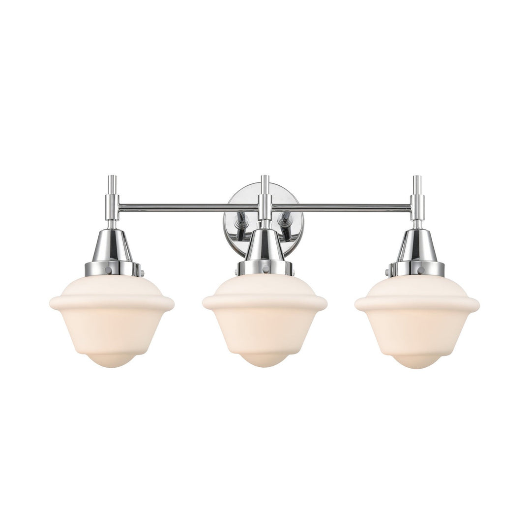 Innovations Caden 447-3W-PC-G531 Bath Vanity Light 26 in. wide - Polished Chrome