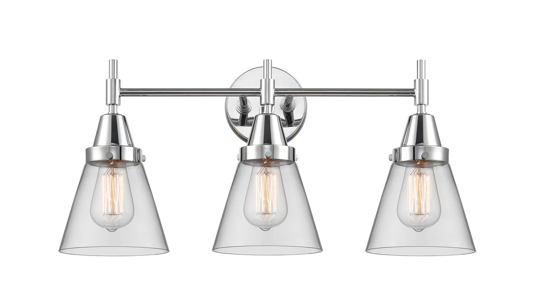 Innovations Caden 447-3W-PC-G62-LED Bath Vanity Light 25 in. wide - Polished Chrome