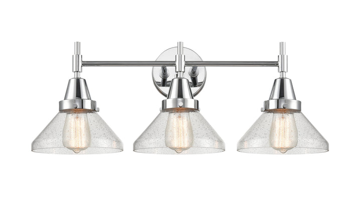 Innovations Caden 447-3W-PC-SDY-LED Bath Vanity Light 26 in. wide - Polished Chrome