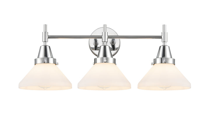 Innovations Caden 447-3W-PC-W-LED Bath Vanity Light 26 in. wide - Polished Chrome