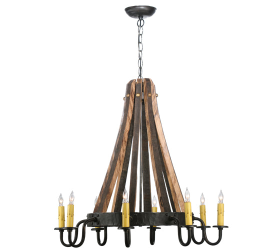 Meyda Tiffany Barrel Stave 113361 Chandelier Light - Rust