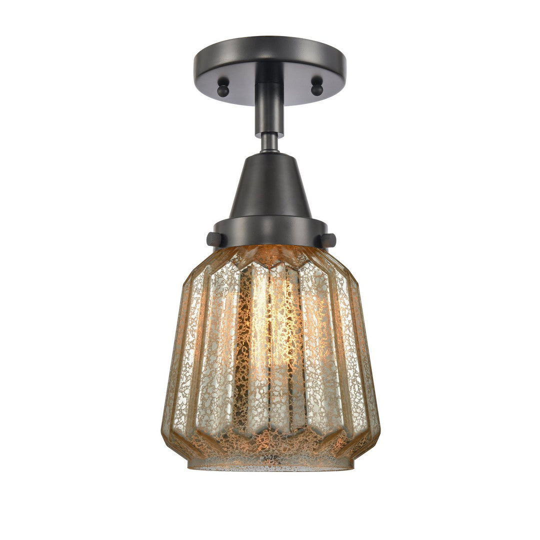 Innovations Caden 447-1C-BK-G146-LED Ceiling Light - Matte Black
