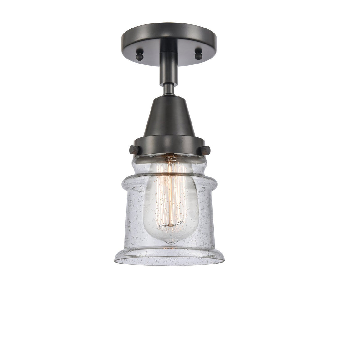 Innovations Caden 447-1C-BK-G184S-LED Ceiling Light - Matte Black