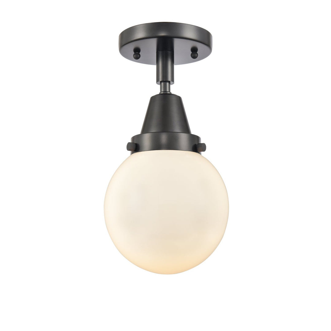 Innovations Caden 447-1C-BK-G201-6 Ceiling Light - Matte Black