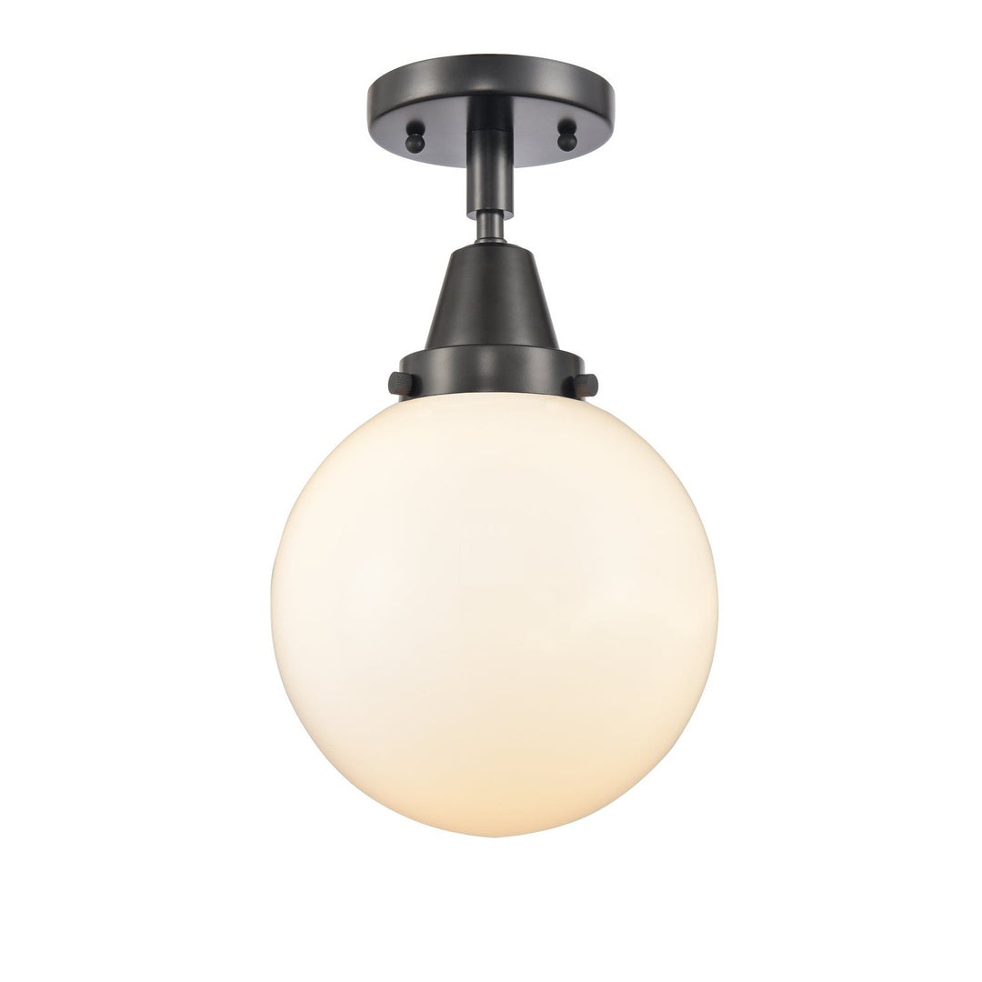 Innovations Caden 447-1C-BK-G201-8-LED Ceiling Light - Matte Black