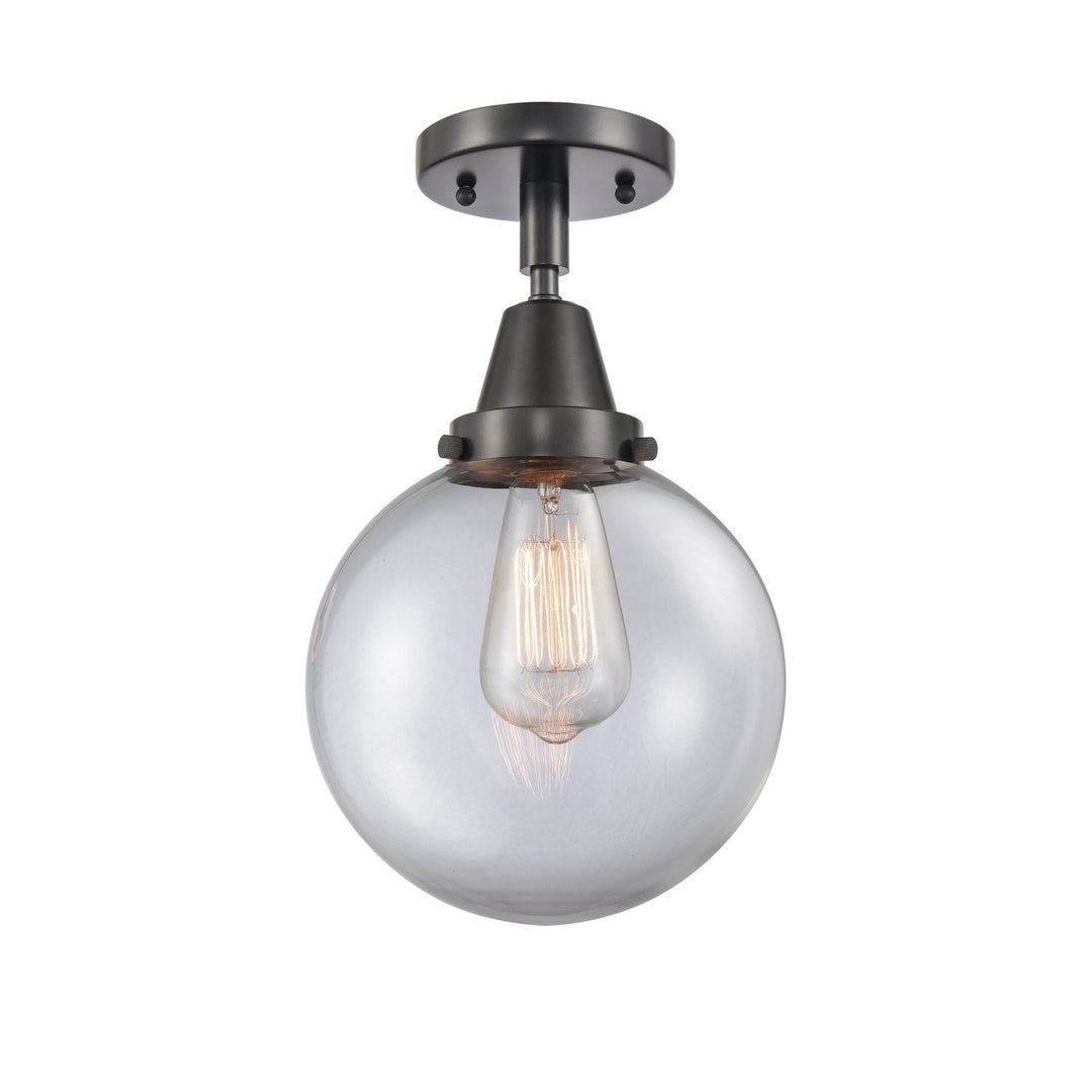 Innovations Caden 447-1C-BK-G202-8-LED Ceiling Light - Matte Black