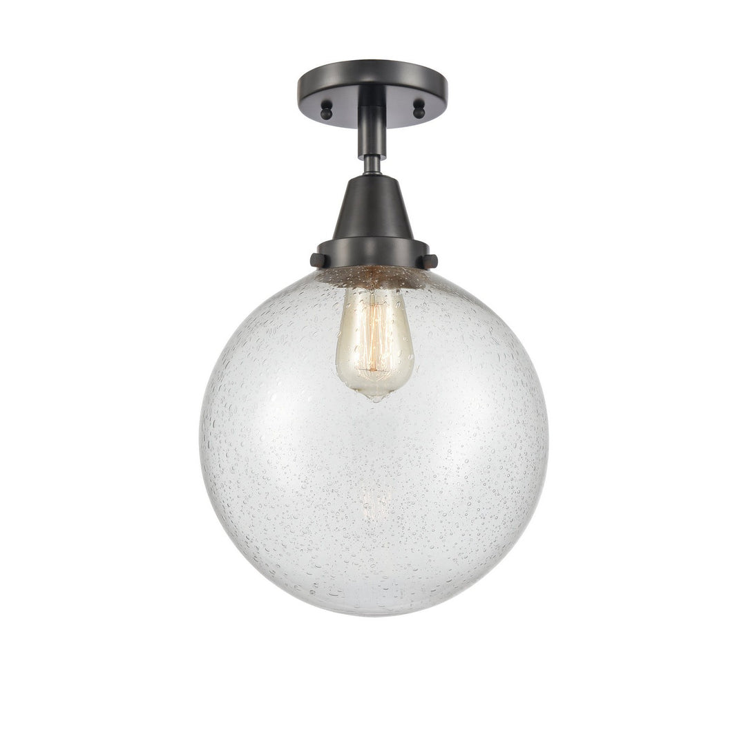 Innovations Caden 447-1C-BK-G204-10-LED Ceiling Light - Matte Black