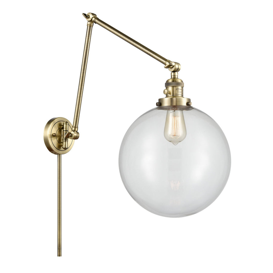 Innovations Lighting 238-AB-G202-12  Franklin Restoration Lamp Antique Brass