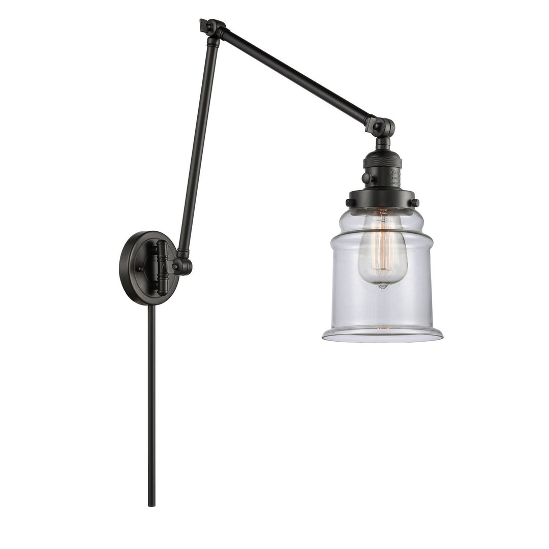 Innovations Lighting 238-BK-G182-LED  Franklin Restoration Lamp Matte Black