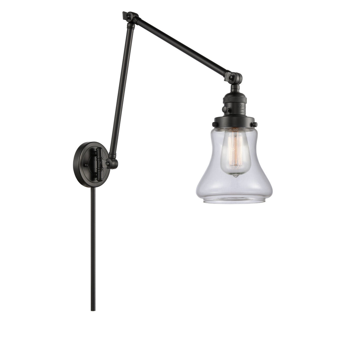 Innovations Lighting 238-BK-G192-LED  Franklin Restoration Lamp Matte Black