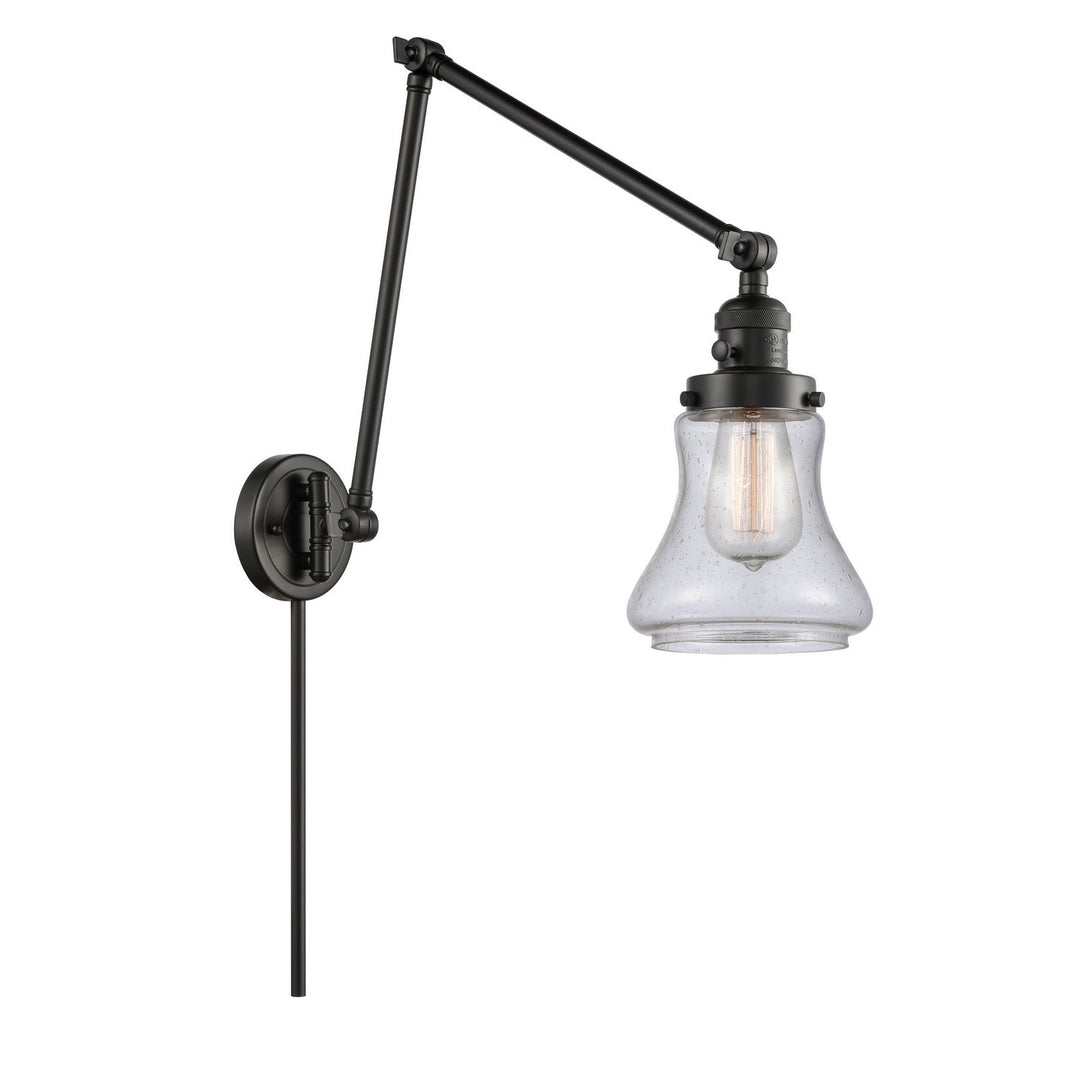 Innovations Lighting 238-BK-G194-LED  Franklin Restoration Lamp Matte Black