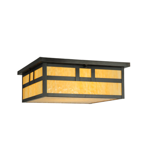 Meyda Tiffany Hyde Park 113493 Ceiling Light - Craftsman Brown