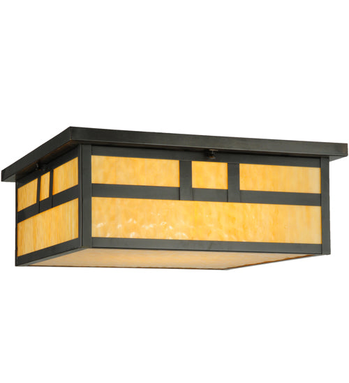 Meyda Tiffany Hyde Park 113493 Ceiling Light - Craftsman Brown