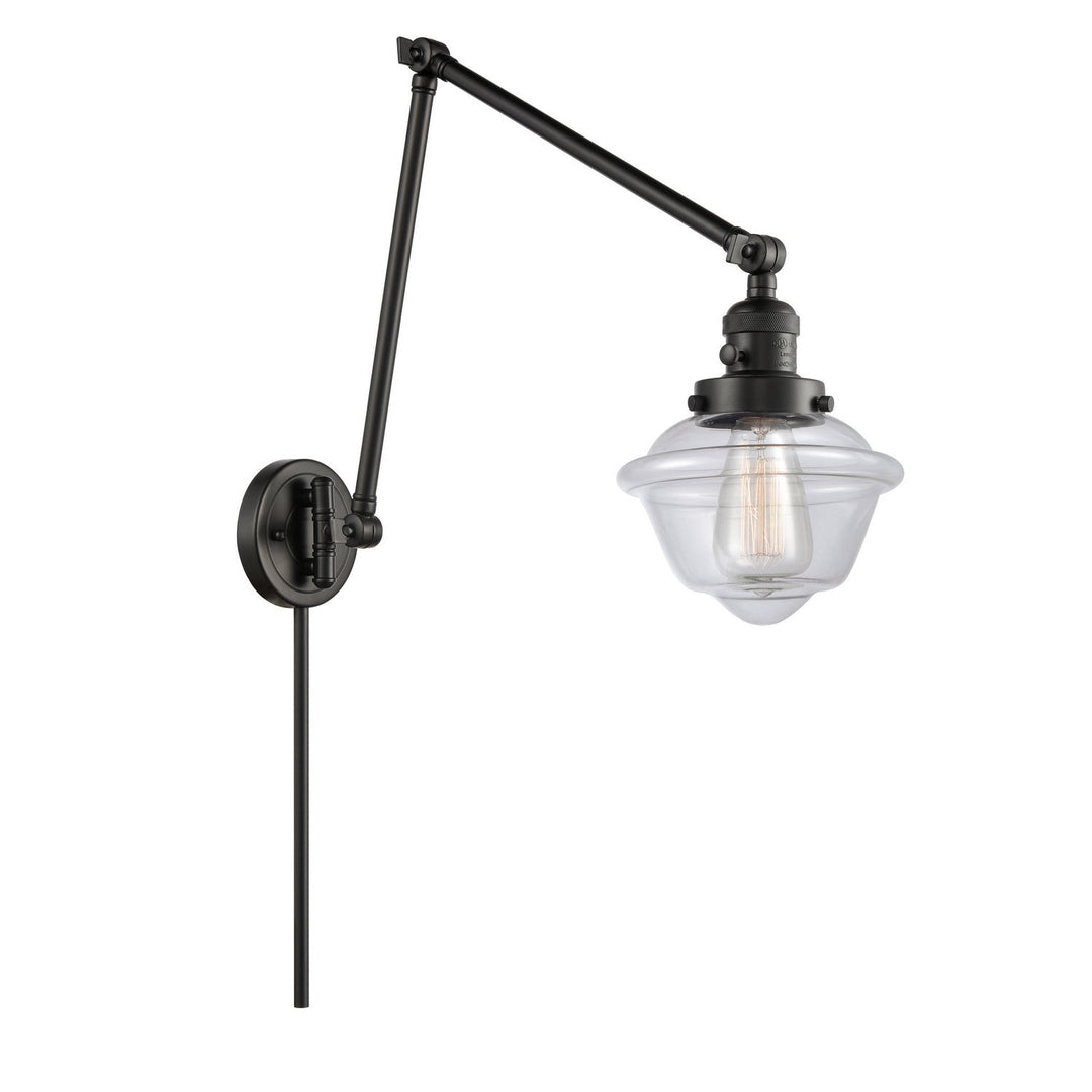 Innovations Lighting 238-BK-G532-LED  Franklin Restoration Lamp Matte Black