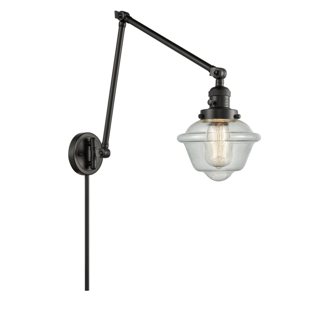 Innovations Lighting 238-BK-G534-LED  Franklin Restoration Lamp Matte Black