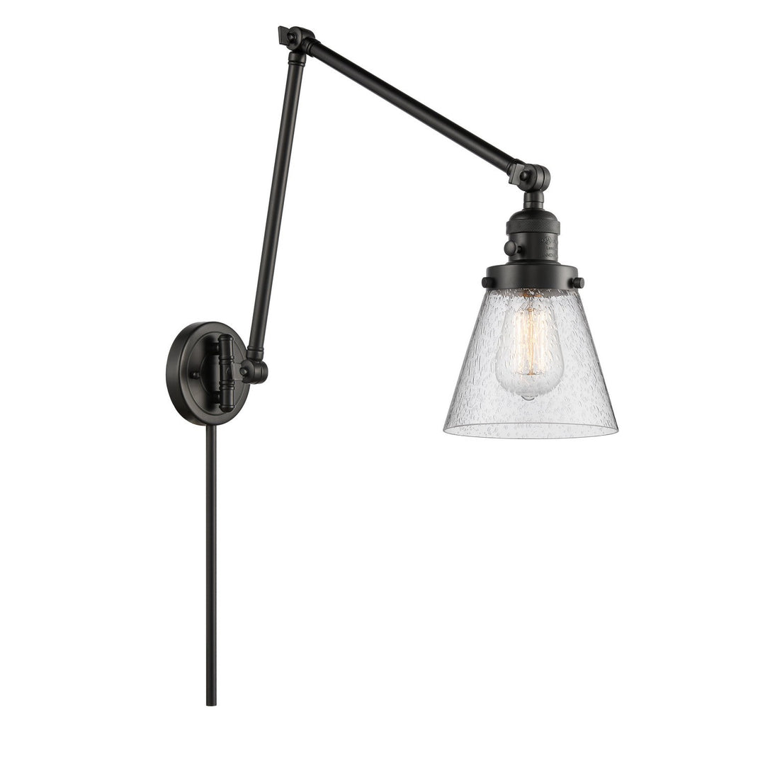 Innovations Lighting 238-BK-G64-LED  Franklin Restoration Lamp Matte Black