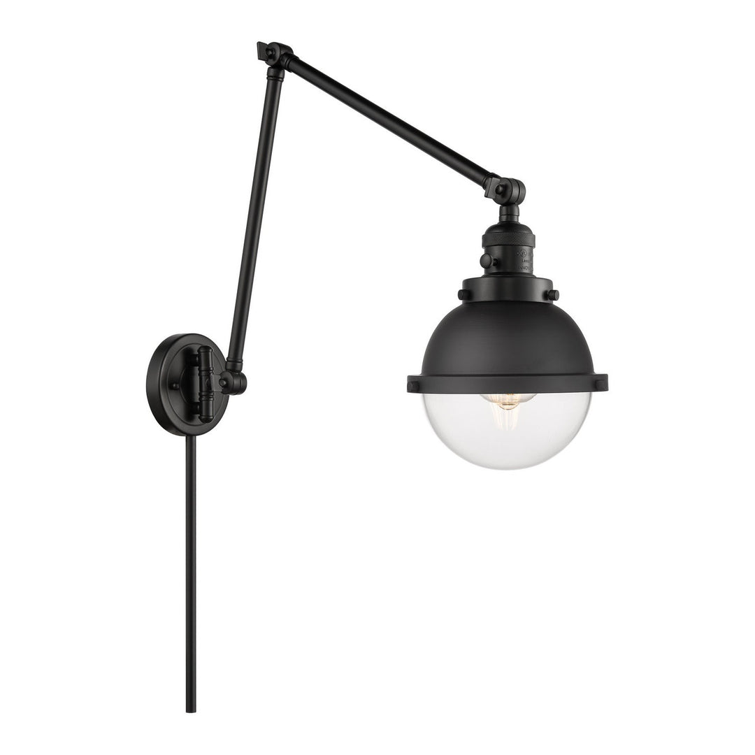 Innovations Lighting 238-BK-HFS-62-BK-LED  Franklin Restoration Lamp Matte Black