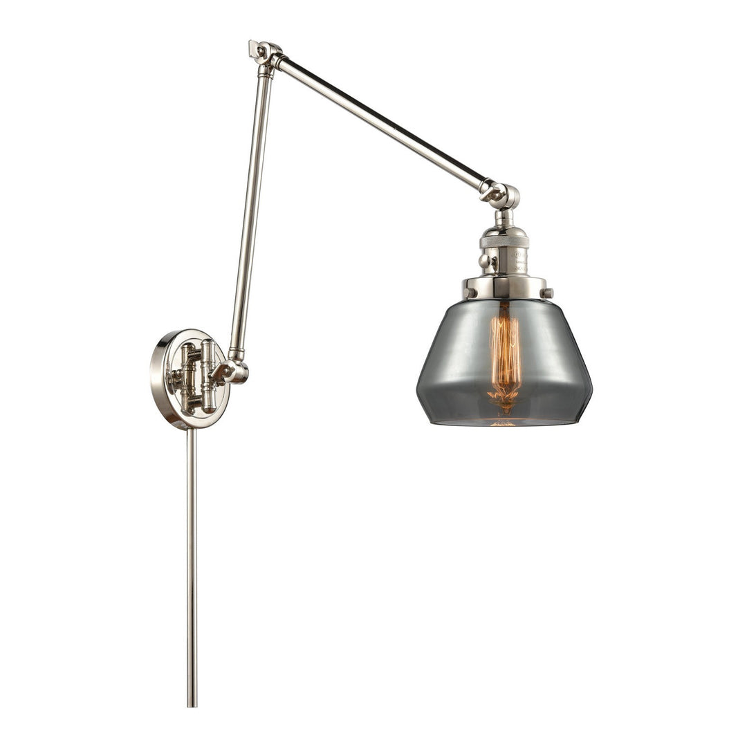 Innovations Lighting 238-PN-G173-LED  Franklin Restoration Lamp Polished Nickel