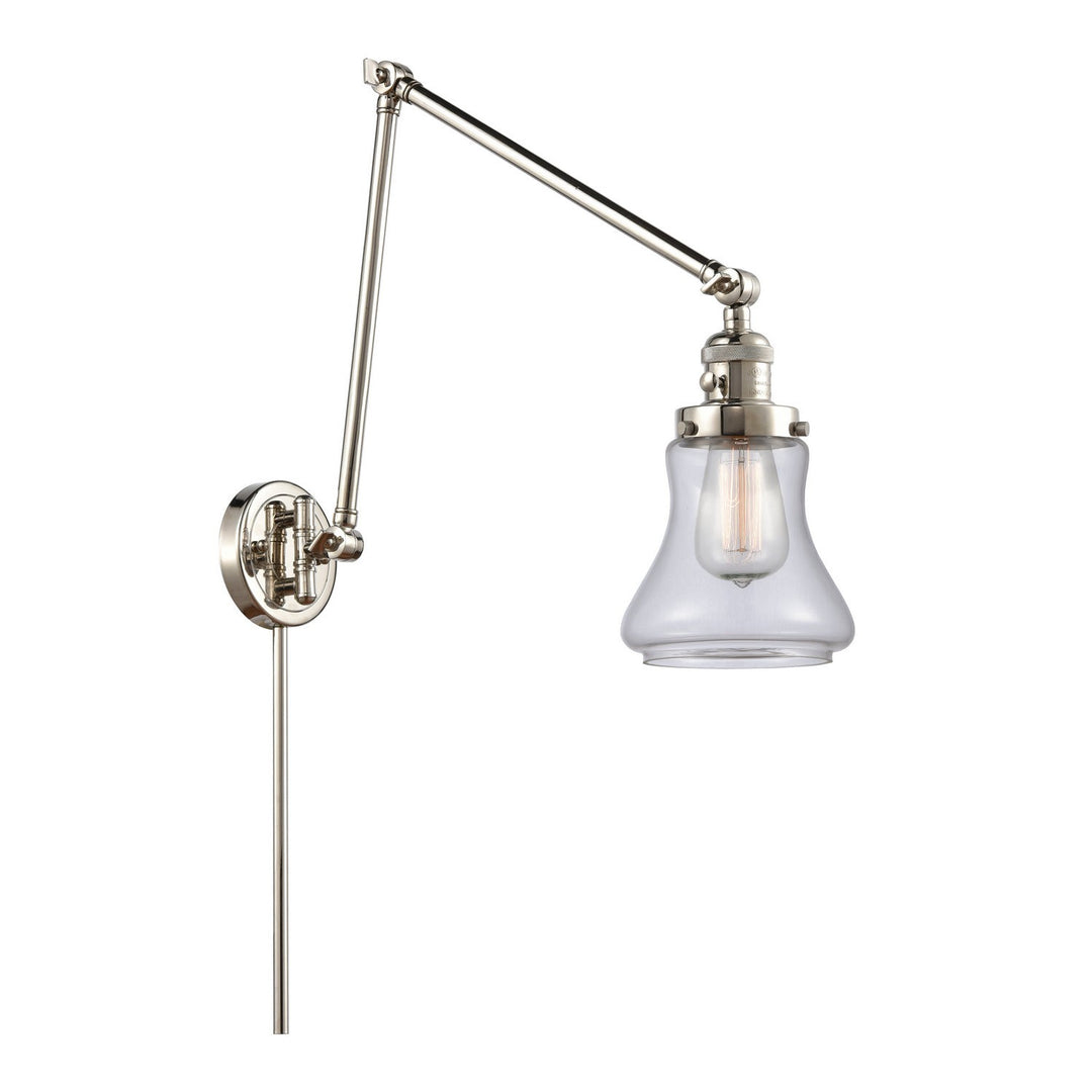 Innovations Lighting 238-PN-G192-LED  Franklin Restoration Lamp Polished Nickel