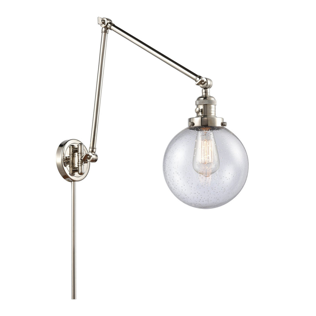 Innovations Lighting 238-PN-G204-8-LED  Franklin Restoration Lamp Polished Nickel