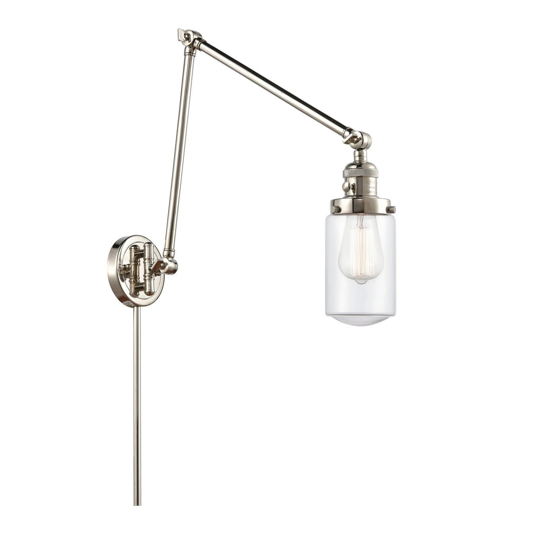Innovations Lighting 238-PN-G312-LED  Franklin Restoration Lamp Polished Nickel