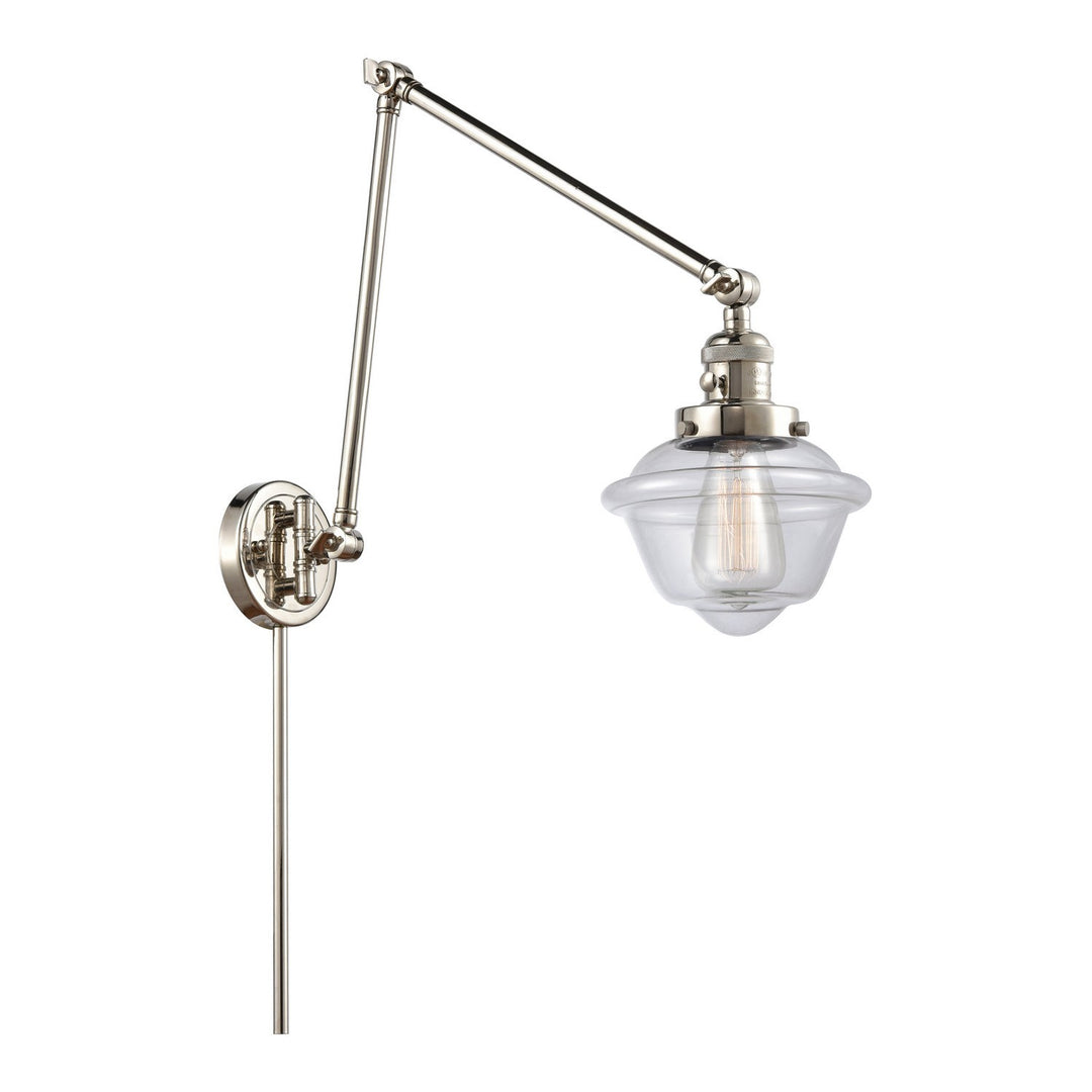 Innovations Lighting 238-PN-G532-LED  Franklin Restoration Lamp Polished Nickel