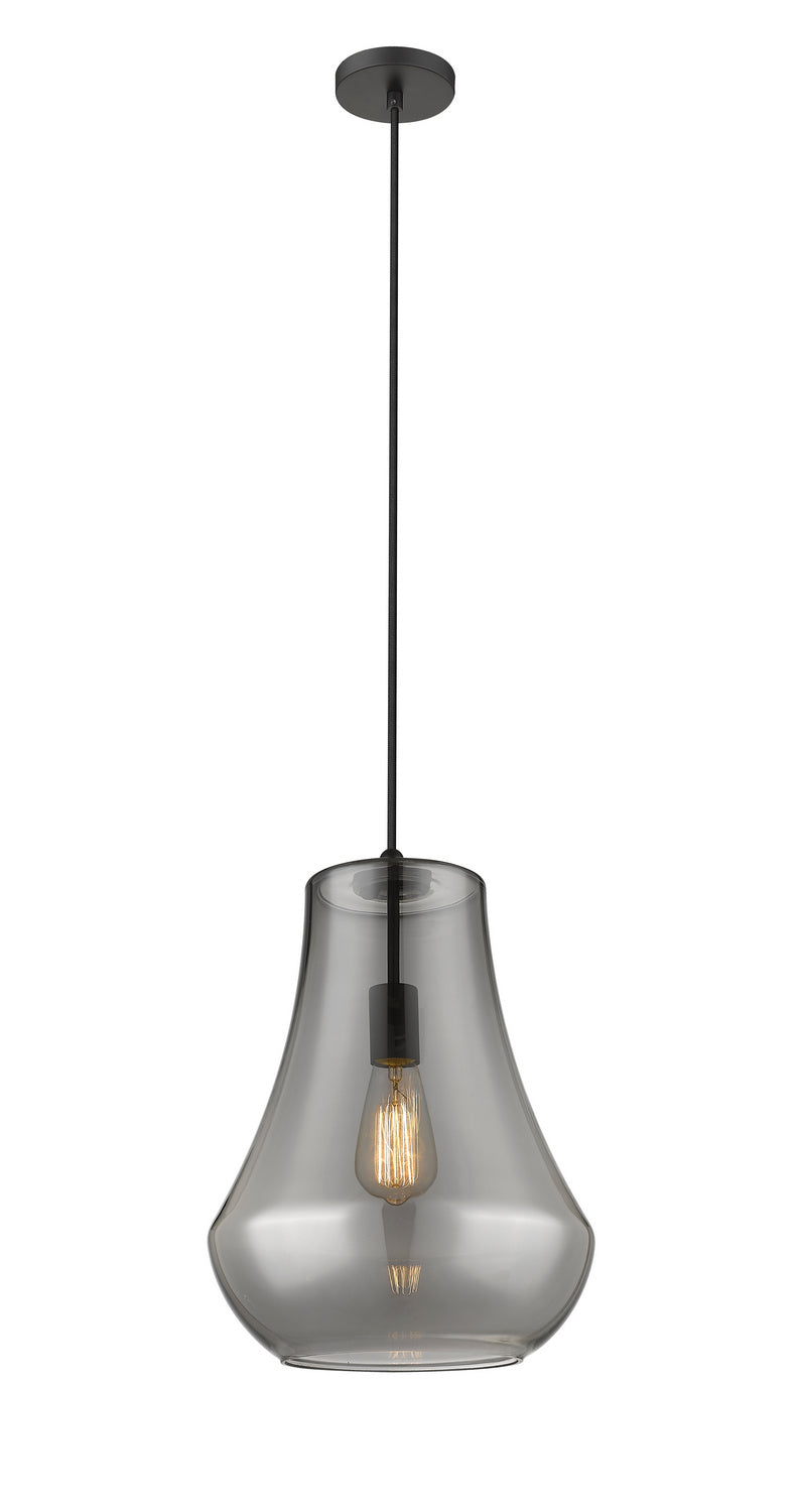 Innovations Fairfield 491-1P-BK-G573-12 Pendant Light - Matte Black