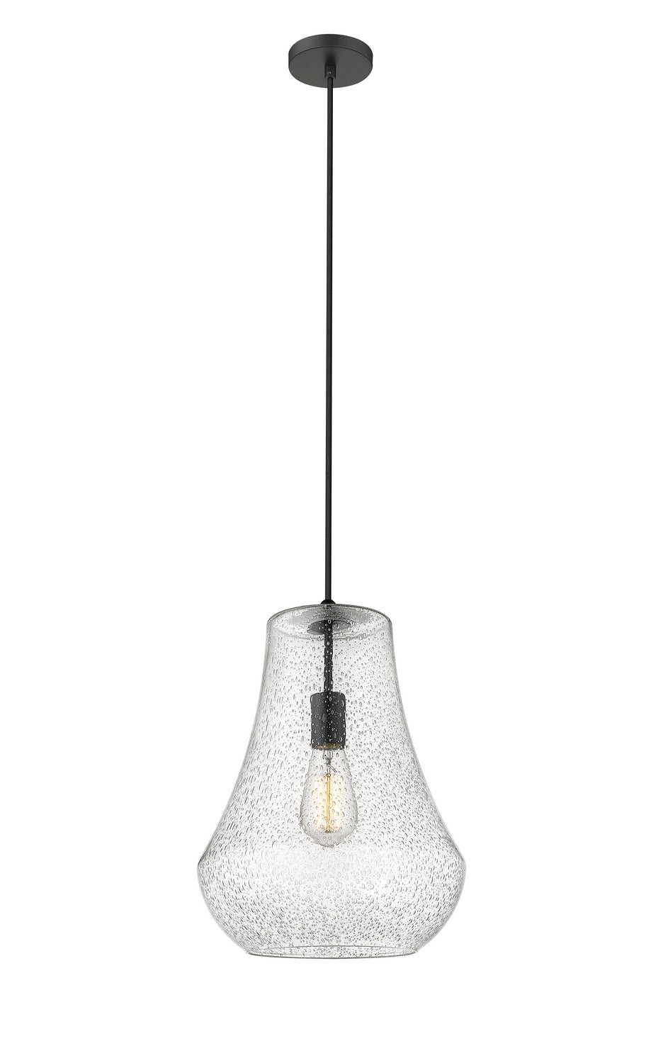 Innovations Fairfield 491-1P-BK-G574-12 Pendant Light - Matte Black