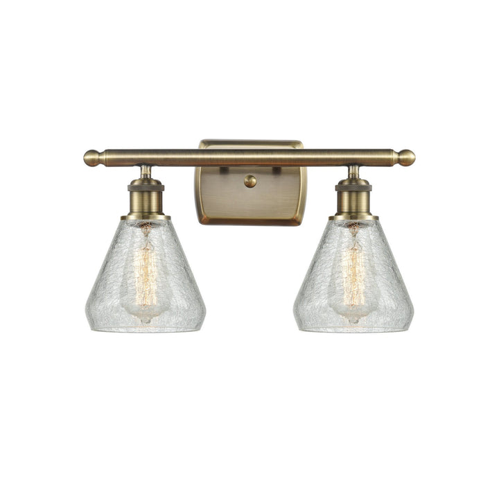 Innovations Ballston 516-2W-AB-G275-LED Bath Vanity Light 16 in. wide - Antique Brass