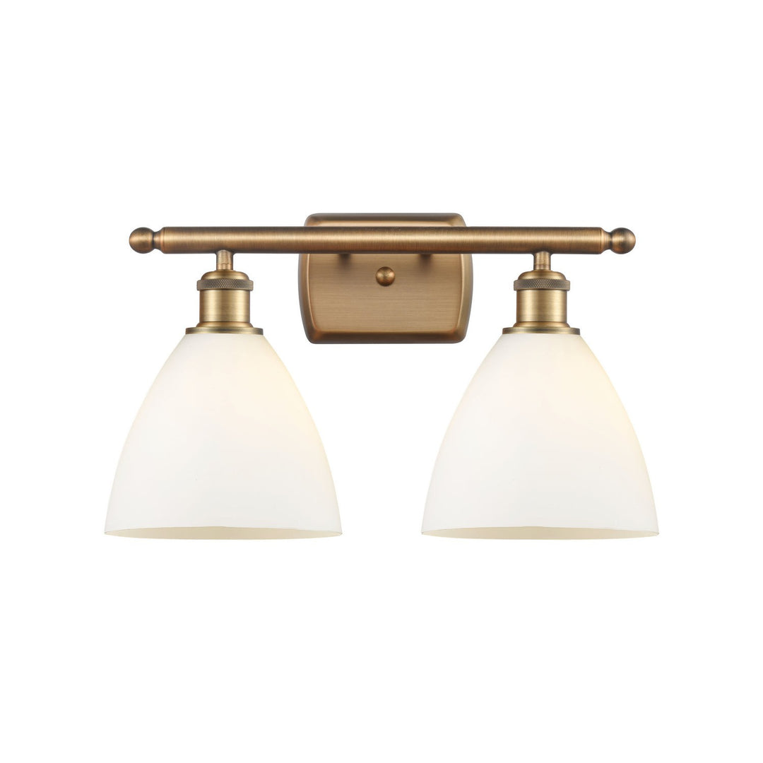 Innovations Ballston 516-2W-BB-GBD-751 Bath Vanity Light 18 in. wide - Brushed Brass