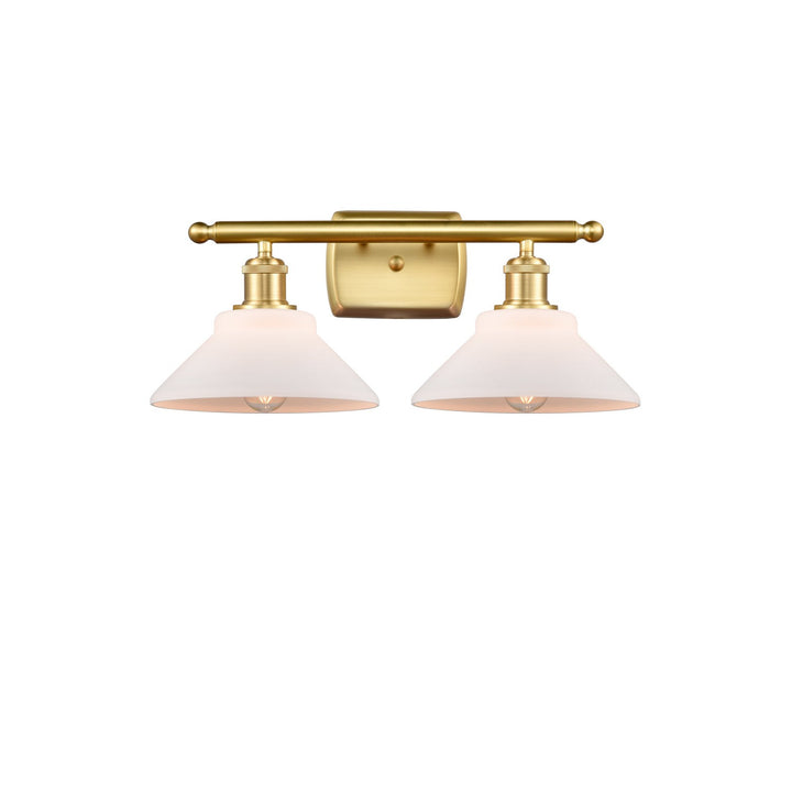 Innovations Ballston 516-2W-SG-G131-LED Bath Vanity Light 18 in. wide - Satin Gold