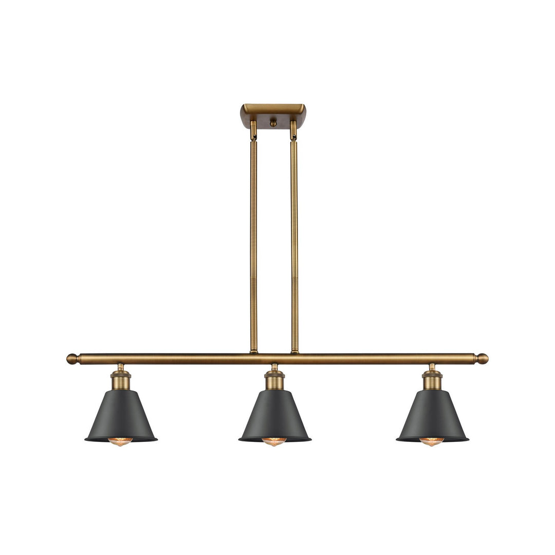 Innovations Ballston 516-3I-BB-M8 Pendant Light - Brushed Brass