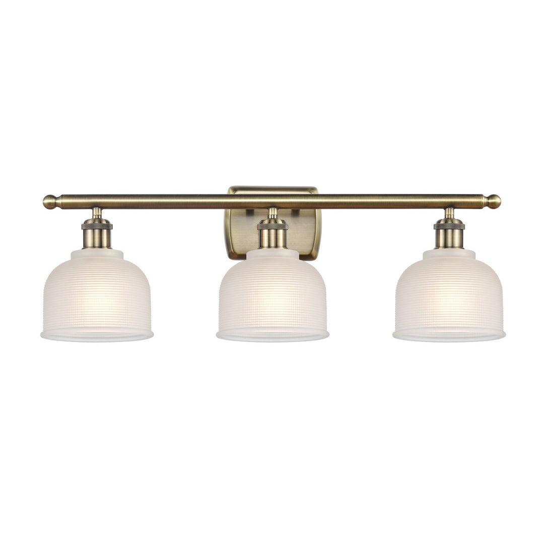Innovations Ballston 516-3W-AB-G411 Bath Vanity Light 26 in. wide - Antique Brass
