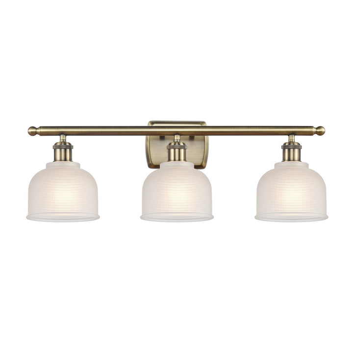 Innovations Ballston 516-3W-AB-G411-LED Bath Vanity Light 26 in. wide - Antique Brass