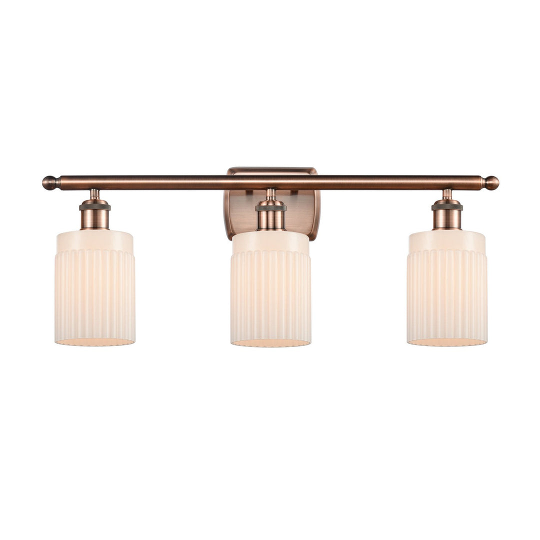 Innovations Ballston 516-3W-AC-G341-LED Bath Vanity Light 26 in. wide - Antique Copper