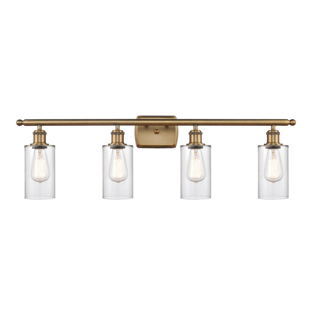 Innovations Ballston 516-4W-BB-G802-LED Bath Vanity Light 36 in. wide - Brushed Brass