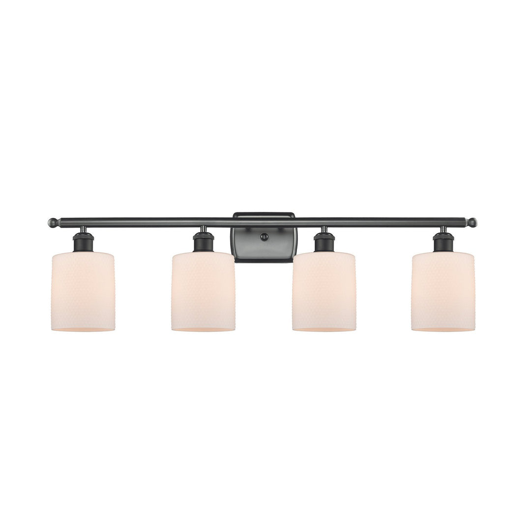 Innovations Ballston 516-4W-BK-G111 Bath Vanity Light 36 in. wide - Matte Black