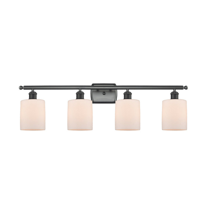 Innovations Ballston 516-4W-BK-G111 Bath Vanity Light 36 in. wide - Matte Black